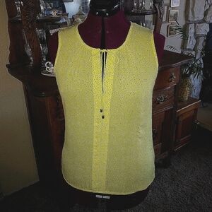 Yellow Loft Sleeveless Blouse